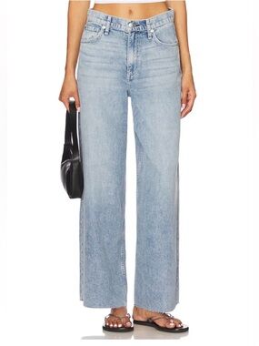New Rag & Bone Ultra Wide Leg Sofie High Rise Feather Weight Jeans 26 Mira NWT